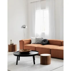 Divano Componibile 4 Posti Con Poggiapiedi Lennon