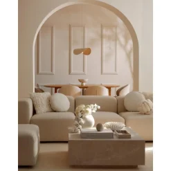 Divano Componibile 4 Posti In Boucle Lena