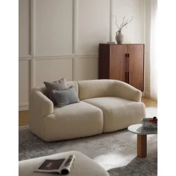 Divano Componibile 2 Posti In Teddy Sofia