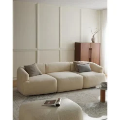 Divano Componibile 3 Posti In Teddy Sofia