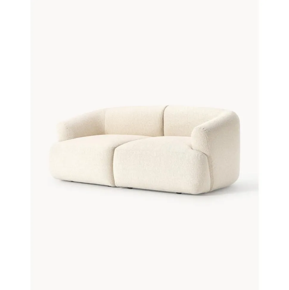 Divano Componibile 2 Posti In Boucle Sofia