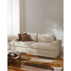 Divano Componibile 3 Posti Con Rivestimento Sfoderabile Russell