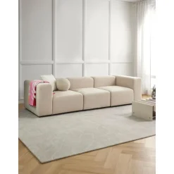 Divano Componibile 4 Posti In Boucle Lena