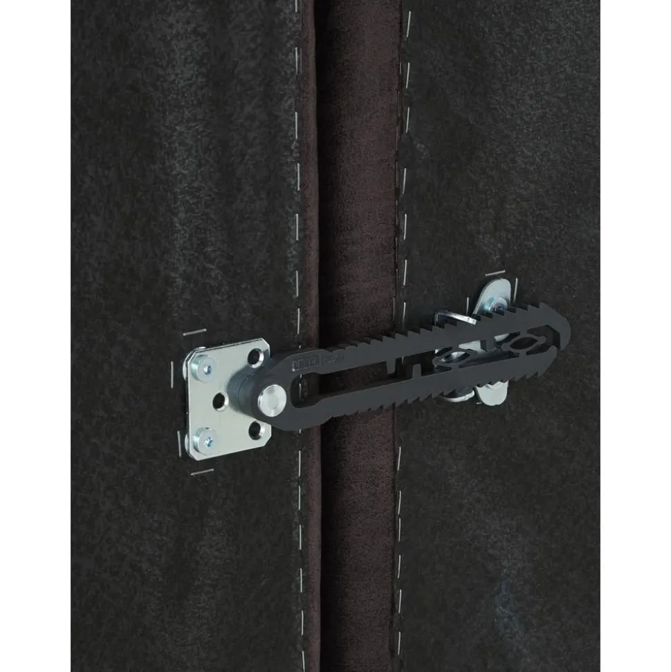 Divano Componibile 4 Posti In Pelle Riciclata Con Poggiapiedi Lennon