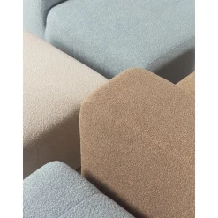 Divano Componibile 3 Posti In Boucle Lena