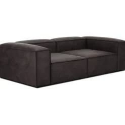 Divano Componibile 3 Posti In Pelle Riciclata Lennon