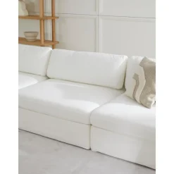 Divano Componibile 4 Posti Con Rivestimento Sfoderabile Russell