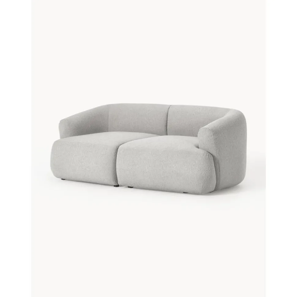 Divano Componibile 2 Posti In Boucle Sofia