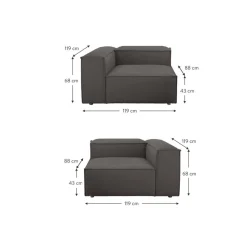 Divano Componibile 3 Posti Lennon