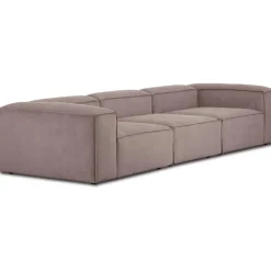 Divano Componibile 4 Posti In Velluto A Coste Lennon