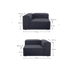 Divano Componibile 3 Posti Lennon