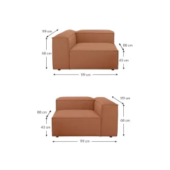 Divano Componibile 3 Posti Lennon