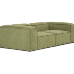 Divano Componibile 3 Posti In Velluto A Coste Lennon