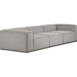 Divano Componibile 4 Posti In Velluto A Coste Lennon