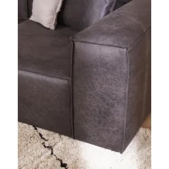 Divano Componibile 3 Posti In Pelle Riciclata Lennon