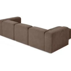 Divano Componibile 4 Posti Con Poggiapiedi Lena