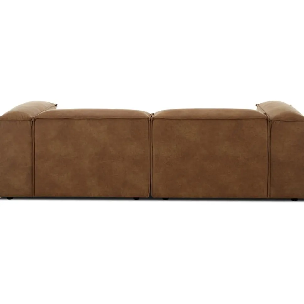 Divano Componibile 3 Posti In Pelle Riciclata Lennon