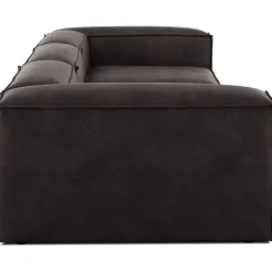 Divano Componibile 4 Posti In Pelle Riciclata Lennon