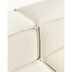 Divano Componibile 4 Posti Con Poggiapiedi Lennon