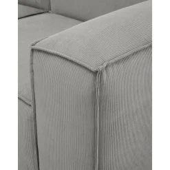 Divano Componibile 3 Posti In Velluto A Coste Lennon