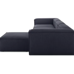 Divano Componibile 4 Posti Con Poggiapiedi Lennon