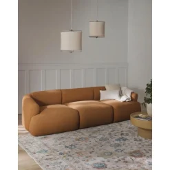 Divano Componibile 3 Posti In Boucle Sofia