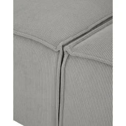 Divano Componibile 3 Posti In Velluto A Coste Lennon