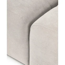 Divano Componibile 3 Posti Con Poggiapiedi Lena