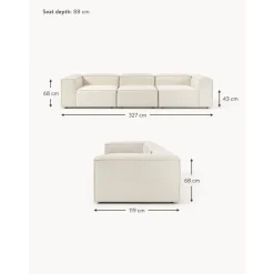 Divano Componibile 4 Posti Lennon