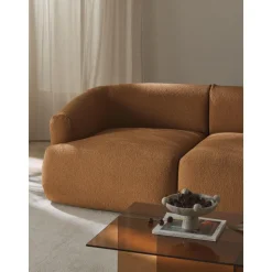 Divano Componibile 3 Posti In Boucle Sofia