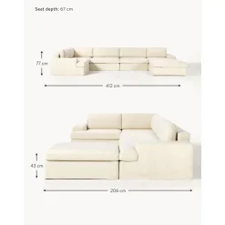 Divano Componibile Con Rivestimento Sfoderabile Russell