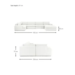 Divano Componibile Con Rivestimento Sfoderabile Russell