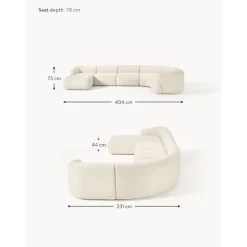 Divano Componibile In Teddy Sofia