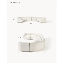 Divano Componibile Xl In Teddy Sofia