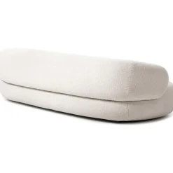 Divano Curvo 3 Posti In Teddy Alba