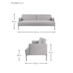 Divano Letto 3 Posti Fluente