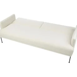 Divano Letto 3 Posti In Teddy Fluente