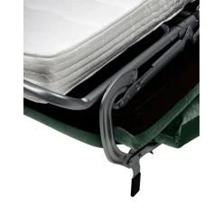 Divano Letto 3 Posti In Velluto Con Materasso Luna