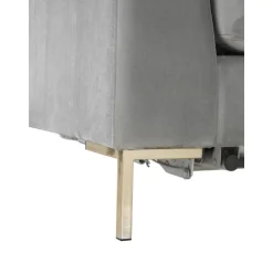 Divano Letto 3 Posti In Velluto Con Materasso Luna