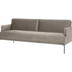 Divano Letto 3 Posti In Velluto Fluente