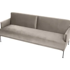 Divano Letto 3 Posti In Velluto Fluente