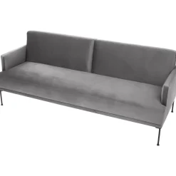 Divano Letto 3 Posti In Velluto Fluente