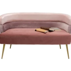 Divano Retro 2 Posti In Velluto Sandwich