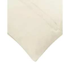 Federa Arredo Beige Ricamata Con Ornamenti Natalizi Deer