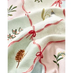 Federa Arredo In Cotone Con Motivo Invernale E Orlo Rialzato Twings