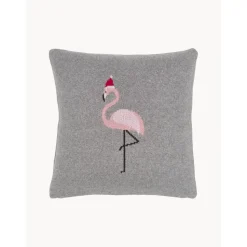 Federa Natalizia A Maglia Con Fenicottero Flamingo