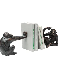 Fermalibri Fatti A Mano Scimmia 2 Pz