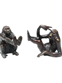 Fermalibri Fatti A Mano Scimmia 2 Pz