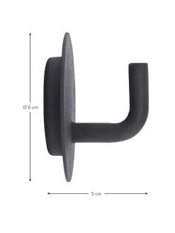Gancio Appendiabiti In Metallo Lema, 2 Pezzi