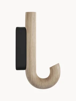 Gancio Da Parete In Legno Di Quercia Umbrella, In Diverse Dimensioni